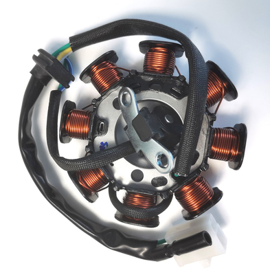 TITAN 150 KNS عمده فروشی سیستم روشنایی موتورسیکلت قطعات 8 قطبی 3 سوراخ Magneto Coil